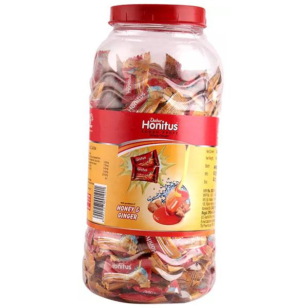 

Аюрведичні льодяники від кашлю, Honitus Cough Drops Honey and Ginger, Dabur 300льодяників (71634003) 300Lozenges