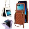 Multi-slot Foldable Wallet with Diagonal Lanyard Chain Case For Motorola Razr60 Ultra Razr 60 50 Ultra 40 Moto Razr  Cover