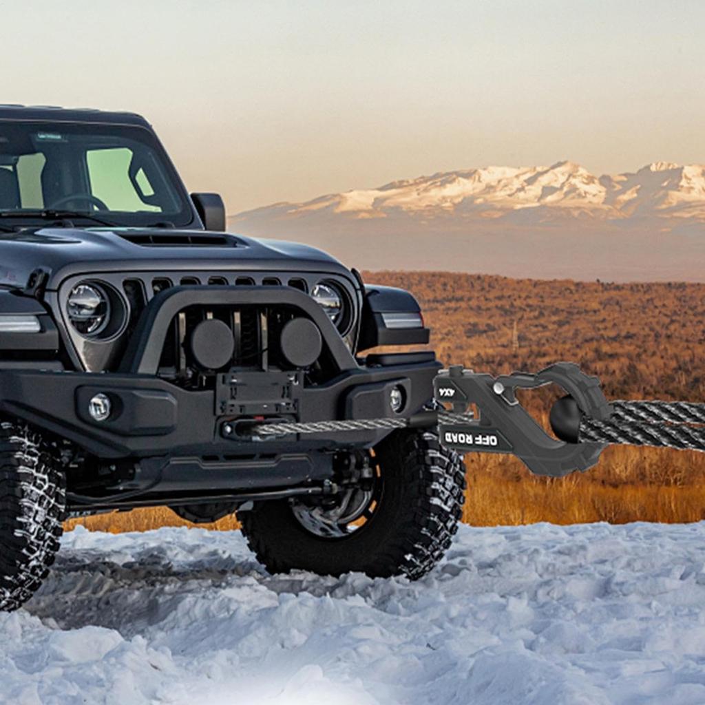 Safety Chain Hook, ATV Winch Hook, Steel Auto Tow Hook Tow Cluster Hook |