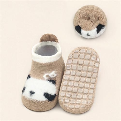Lawadka Baby Toddler Girl Boy Socks Anti Slip Terry Newborn Socks for Girls Boys Winter Soft Print Children's Sock Non-slip 0-5Y