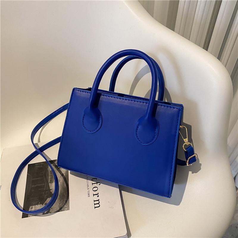 Chic Vintage Small Square Bag Stylish Pu Handbag For Women In Classic Colors