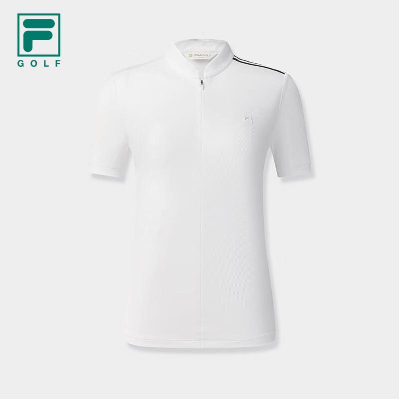 FILA Women's Golf Half-Zip Knit Short Sleeve T-Shirt