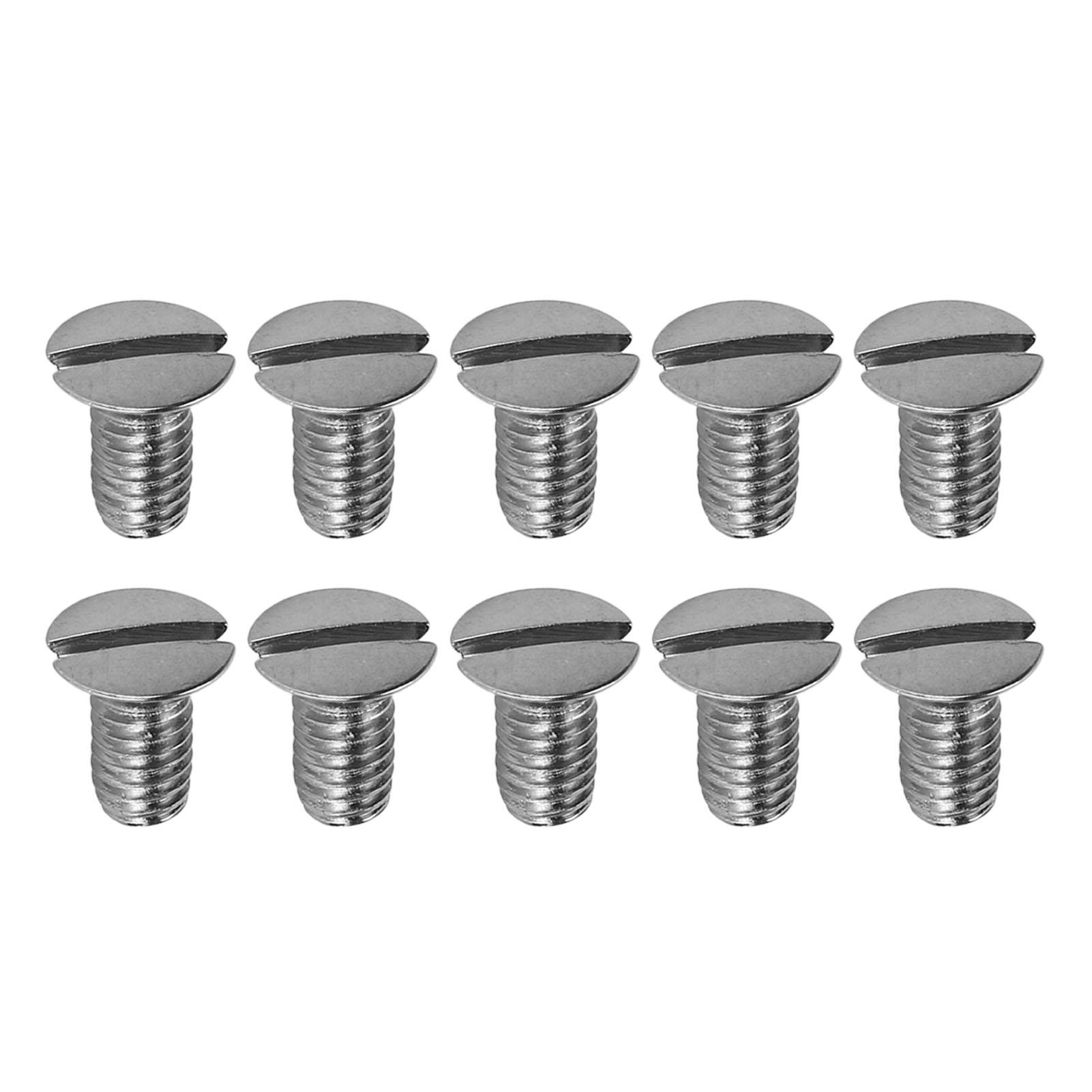10Pcs Sewing Machine Needle Plate Screw Iron Needle Plate Screw Replacement for 4423 2250 1304 1306 M1500 M2100 M3300 M3330