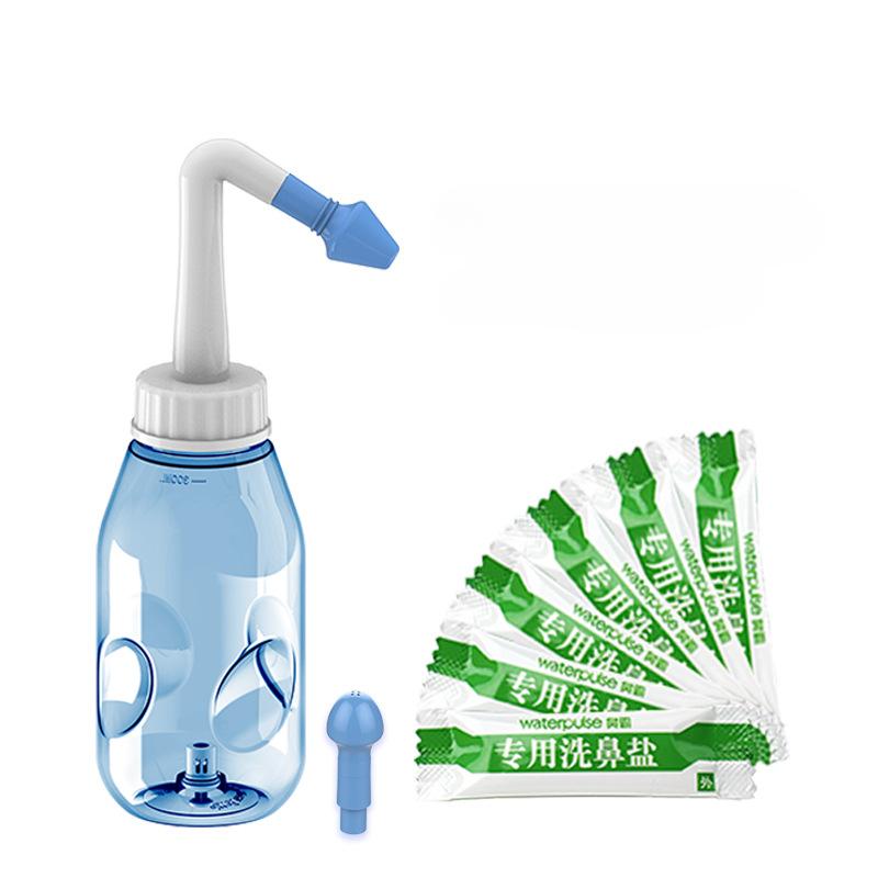 

1 шт. 300 мл носовой ирригатор бутылка для промывания носа очиститель для промывания носа защита носа избежать аллергии взрослые дети нети синий