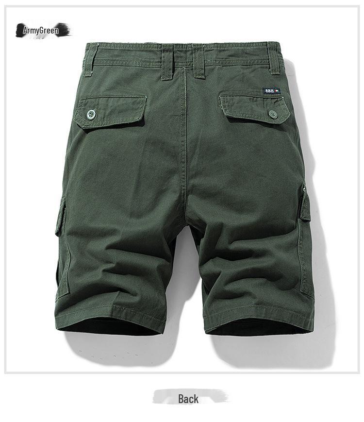 Men's Summer Multi-Pocket Workwear Casual Shorts - Outdoor Streetwear.