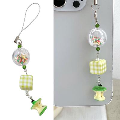 Maçãs Corrente Móvel de Contas Corrente de Telefone Multifuncional Alça de Celular da Moda Fofura Cordão de Telefone para Uso Diário em Festas