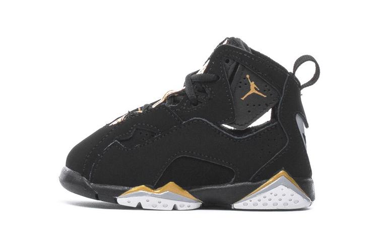 Jordan True Flight Черный Серый Волк Металлик Золотой TD 343797-070 26