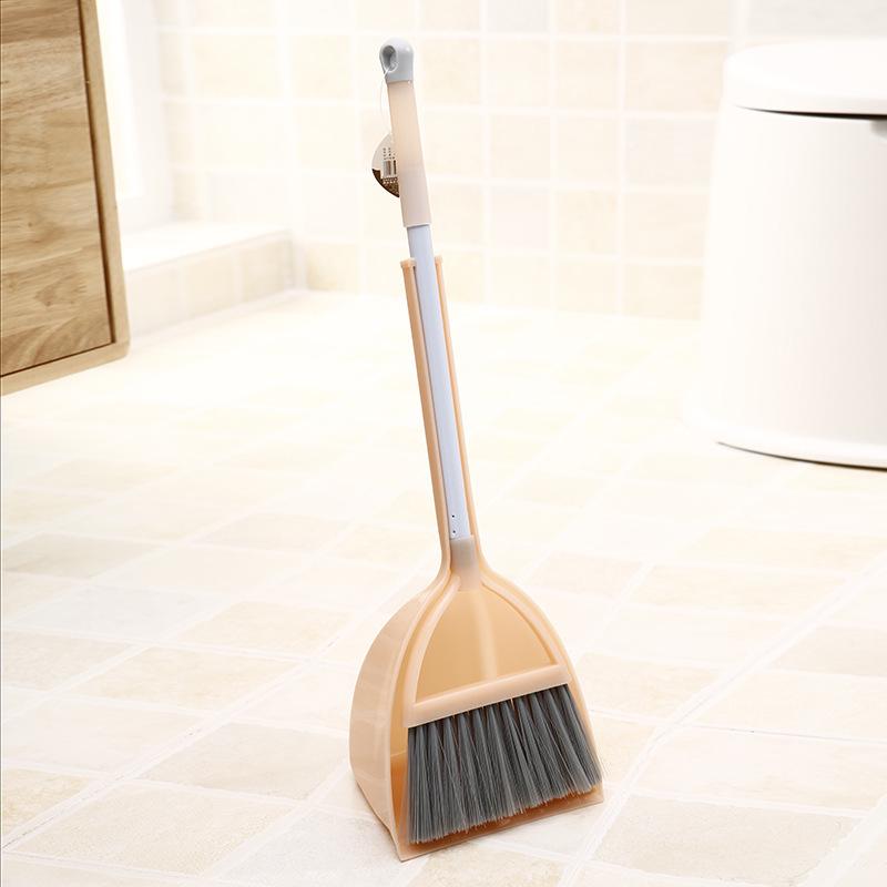 Kids  Mini Cleaning Set: Broom, Dustpan & Mop Toy for Playhouse or Kindergarten