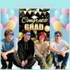 Gold Black Graduation Party Blindfold Game Poster Set Decor With Stickers