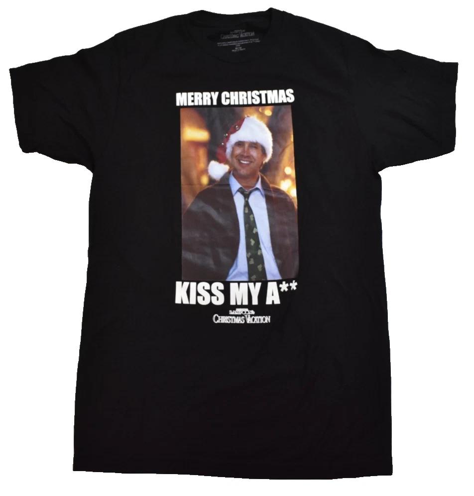 Christmas Vacation Mens Griswold Merry Christmas Kiss My A** Shirt New M,XL,2XL 2XL