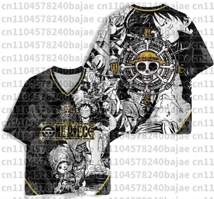 Summer Japanese Anime One Piece Zoro Luffy 3D Quick-Drying T-Shirt Plus Size for Men Women Children's Top Jersey Gift