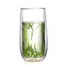 Shuangqi Gold Rim Double-Layer Glass Cup