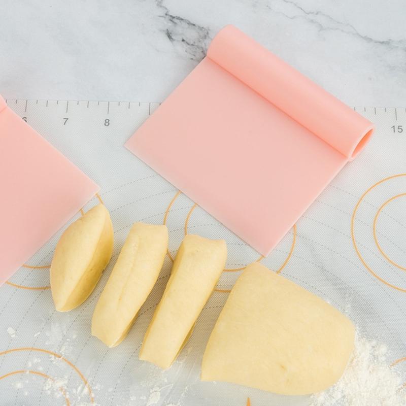 Assorted Color Plastic Pastry Scrapers Safe Edges Dishwasher Safe Colorful Kitchens Dough Tool For Home Cooking