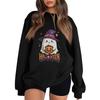 Women's Pullover Dropped Shoulder Halloween Print Sports Sweatshirt Top