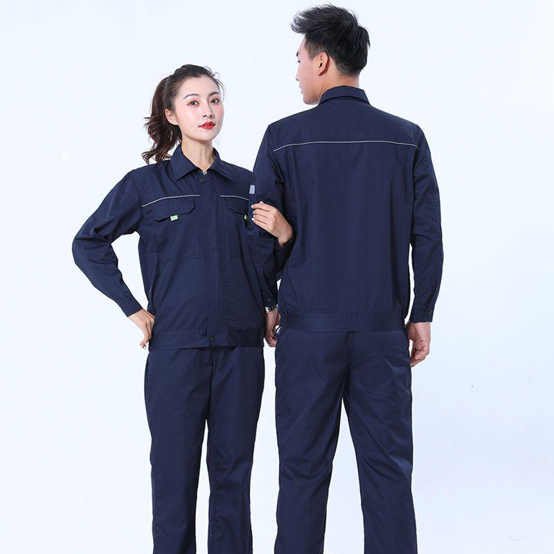 Men's Anti-static Workwear Set - Durable, Wear-resistant Overalls for Auto Repair, Spring/Autumn.