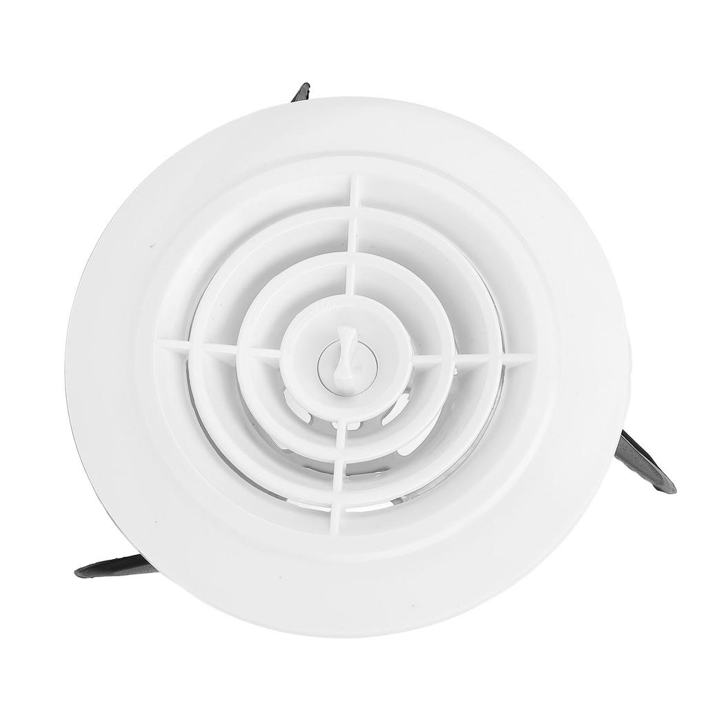 Round Air Vent Louver ABS 75mm Rotation Round Vent External Grille for Bathroom and Kitchen