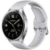 Montre Xiaomi Watch 2 - Gris - Bracelet En Cuir Blanc - Suivi Des Données - Bluetooth