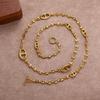 European/American Light Luxury Titanium Steel Necklace - Pig Nose Cold Niche Style, High-End Versatile Long Sweater Chain