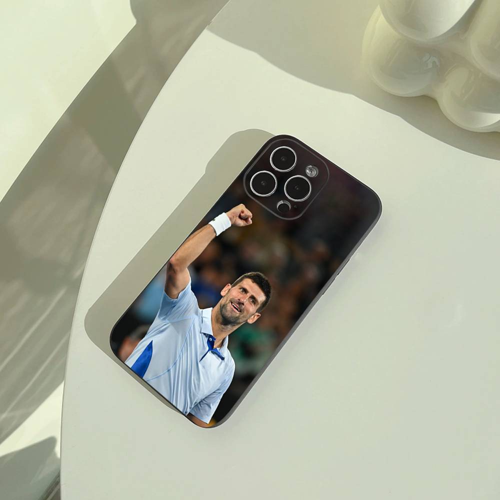 Novak Djokovic-Tennis Phone Case For iPhone 17,16,15,14,13,12,11 Pro Max,16/15/14Plus,XS Soft Black Cover