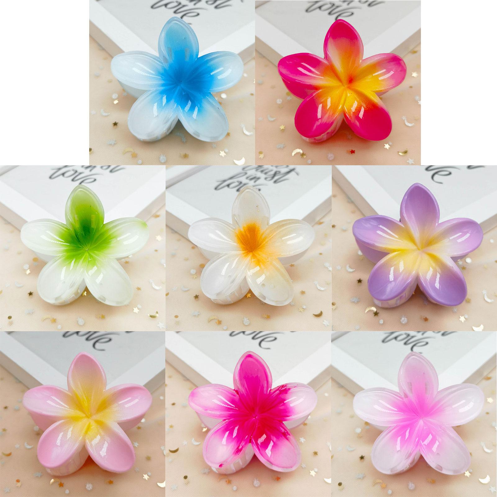 

Искусственные волосы с цветами для девочек, модные заколки, персонализированные цветы для волос, заколка для волос с когтями, уникальные заколки для волос, орнамент