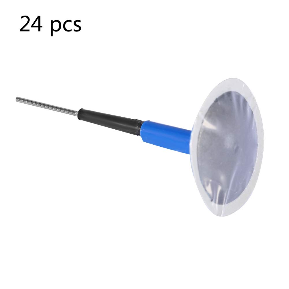 24 Stück Reifenpflaster Lochreparatur Reifenreparaturfolie für Radialdichtung für Radial Bias