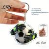 Soccer Glove Keyring Keychain Pendant, Football Goalkeeper Gloves Ball Design Key Chain, Lover Accessory Holder Realistic Sports for Fans Backpack