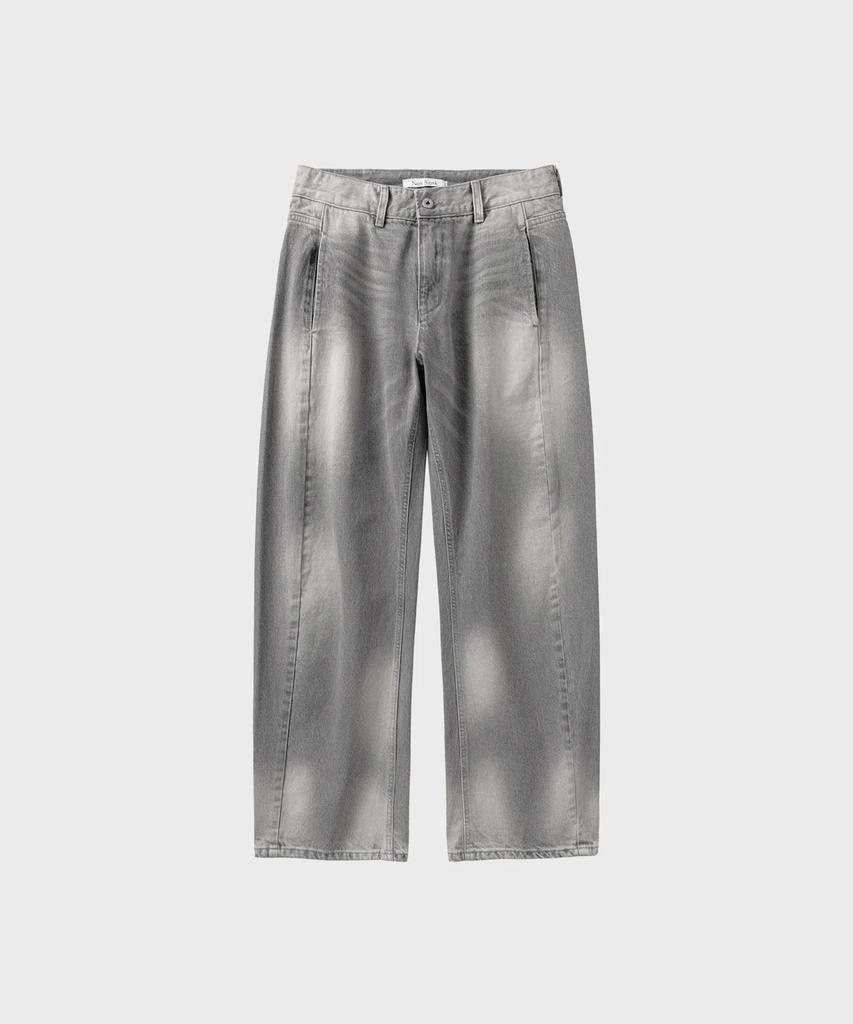 NONBLANK Curved Washed Denim Pants_Grey