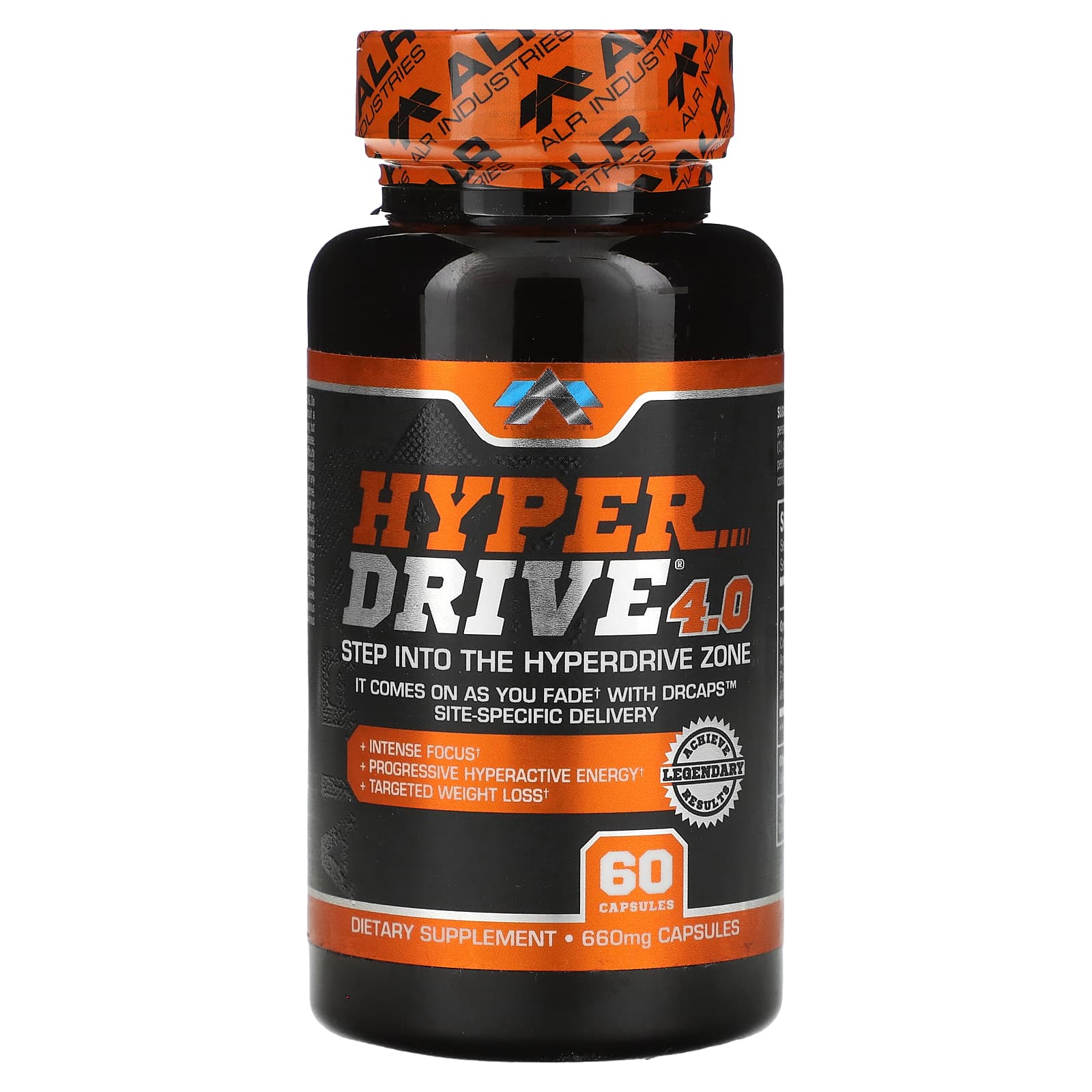 

ALR Industries, Hyper Drive 4.0, 660 мг, 60 капсул