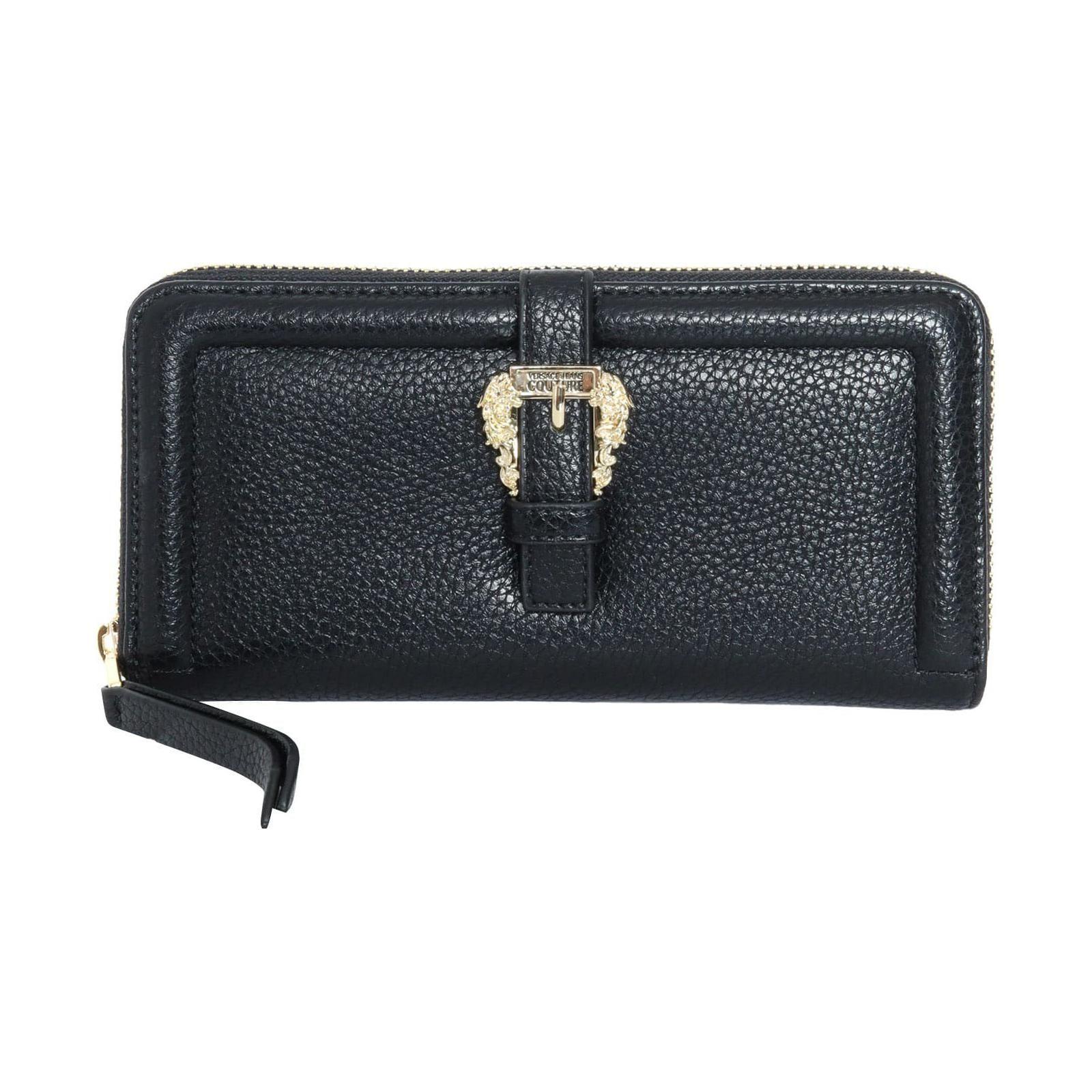 Versace Jeans Couture Zipper Closure Polyester Wallet Women wallet Black 75VA5PF1ZS413899 Black 18990₽