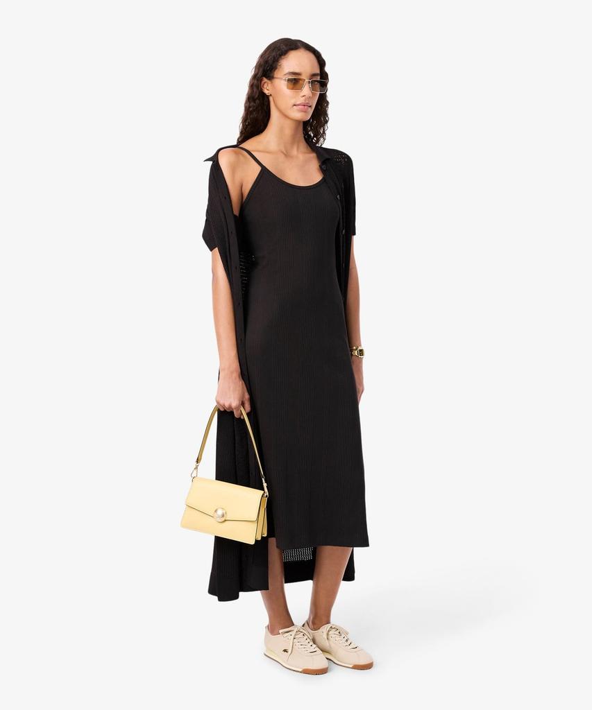 Lacoste Women'S Sleeveless Long Rib Dress Ef0966-56G 3La