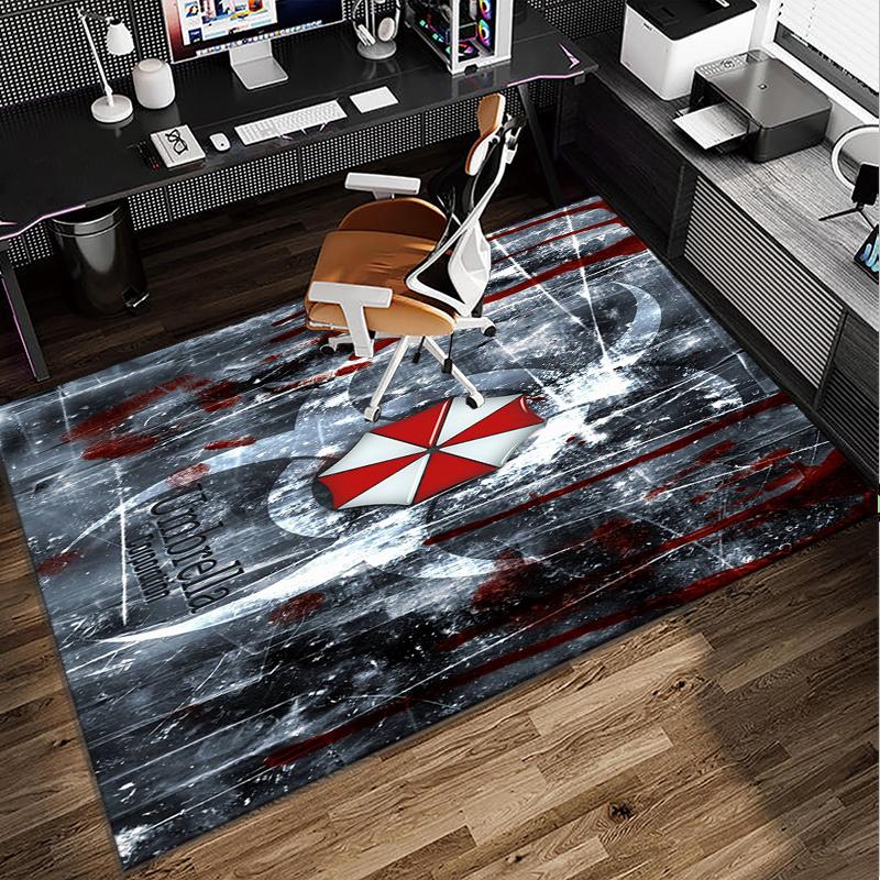 Umbrella Symbol Office Rug Chair Mat, Game Carpet, Suitable for Front Door, Bedroom, Living Room, Desk, Holiday Gift