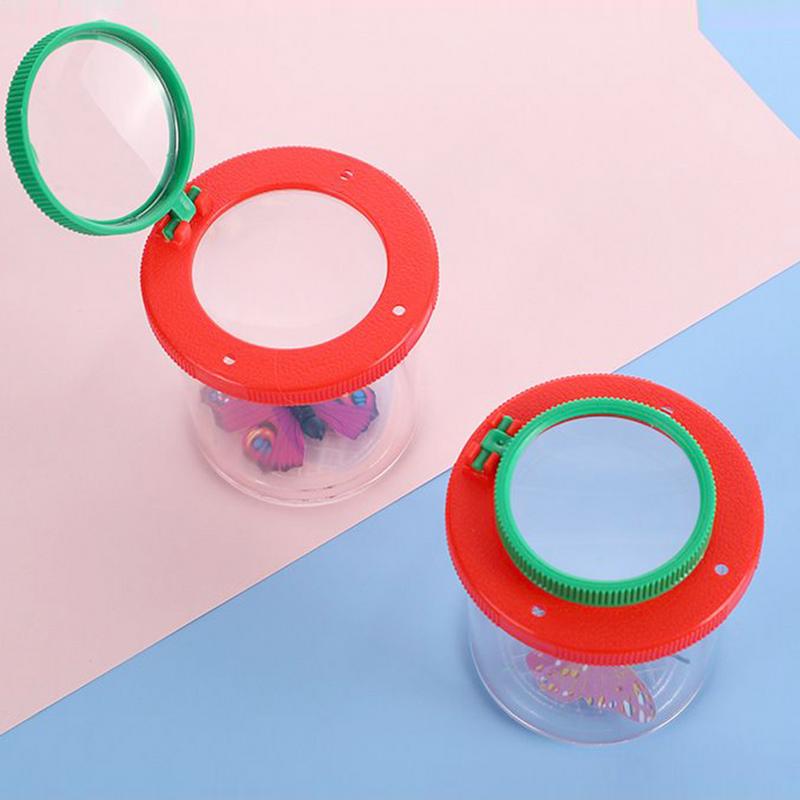 Animal Container for Kids Animal Jars Magnifying Keeper Box Butterfly Observer Container Science Toys Learning Games for Boys