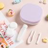 Mini Contact Lens Container Box Macaron Color Eyes Tool Kit Contact Lens Case  Daily Organizer