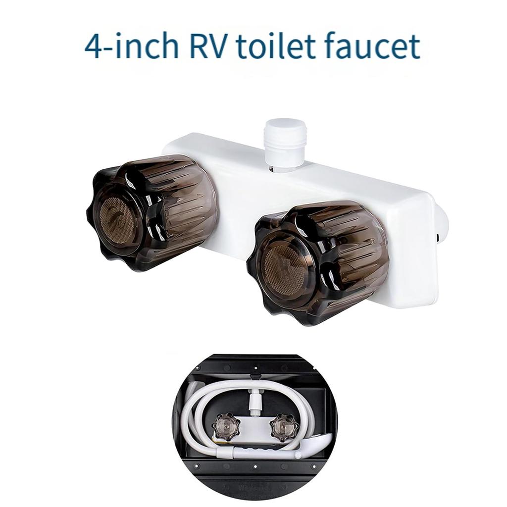 Wohnmobil Badezimmerarmatur Ersatzkit Mit Temperaturregelung Leichtes ABS-Material Schnellanschlussarmatur Installation