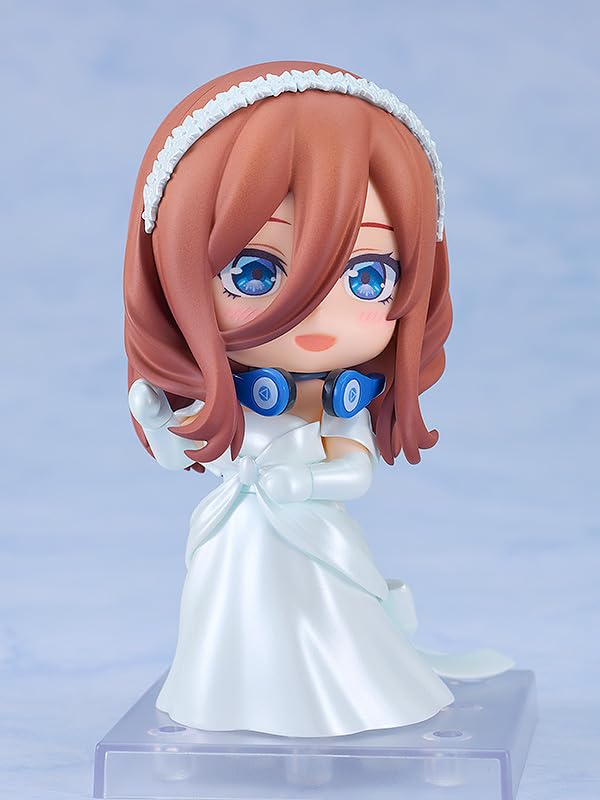 Nendoroid The Quintessential Quintuplets Miku Nakano Wedding Dress Plastic Painted Movable Figure Ver. Non-scale