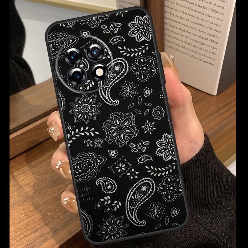 Bandana Seamless Pattern Case For OnePlus 15 13 12 11 10 15R 13R 12R 10T 13T OnePlus Nord 5 CE 4 3 Lite N20 N30 Cover