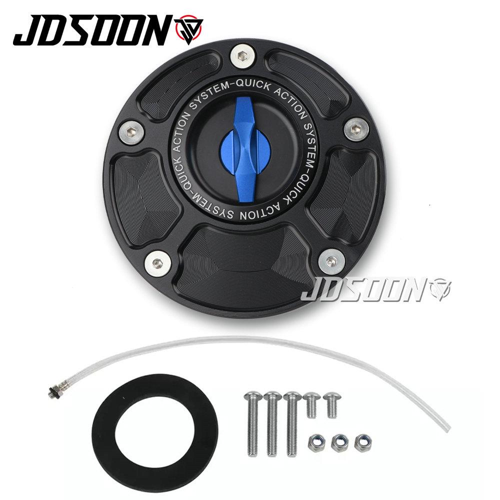 For YAMAHA YZF-R3 YZF-R6/S YZF-R7 YZF-R1 YZF R1M FZ 1 FZ6 FZ8 Quick Release Keyless CNC Fuel Tank Cap Airbox Cover Motorcycle