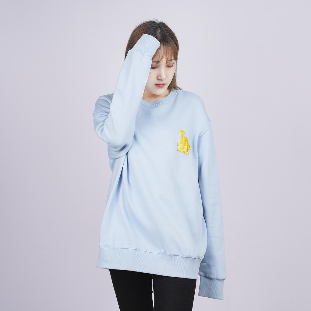 New MLB Los Angeles Dodgers Sweatshirts Unisex Sky Blue 31MT51061-07S