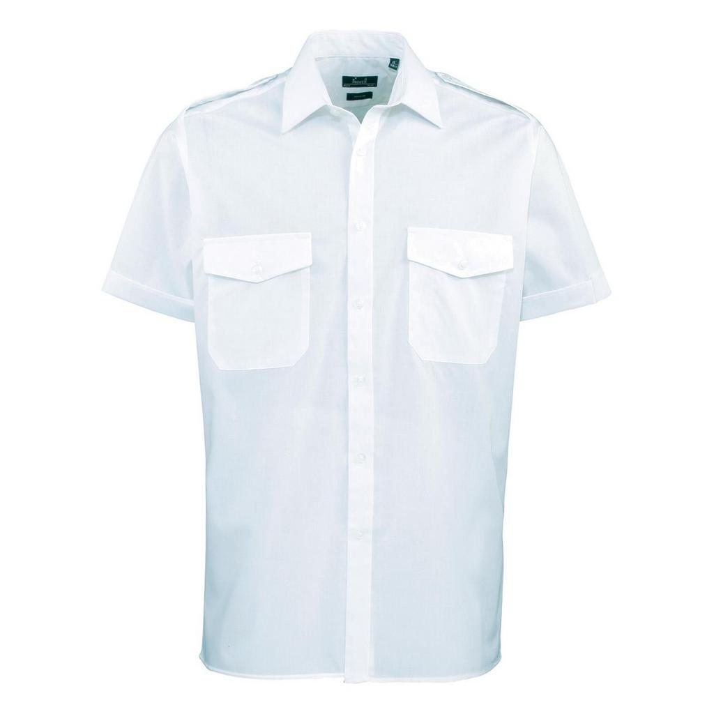 Premier Mens Short-Sleeved Pilot Shirt