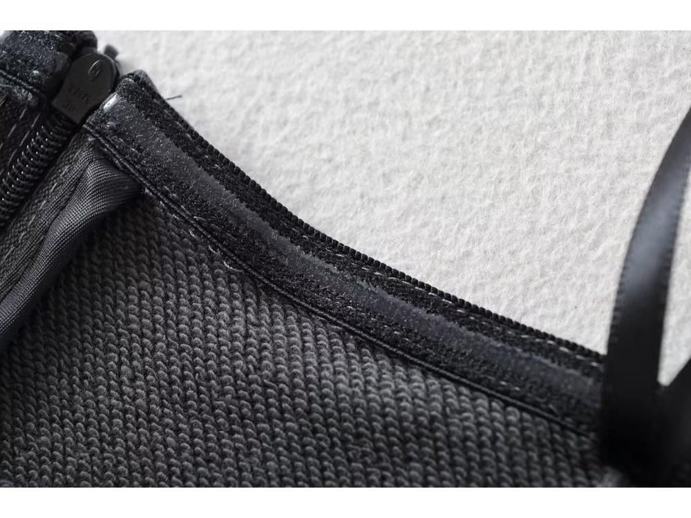 YPFF Trendy Women's Waist-Cinching Crop Top with Slimming Fishbone Waistband and Zipper Bandeau Design