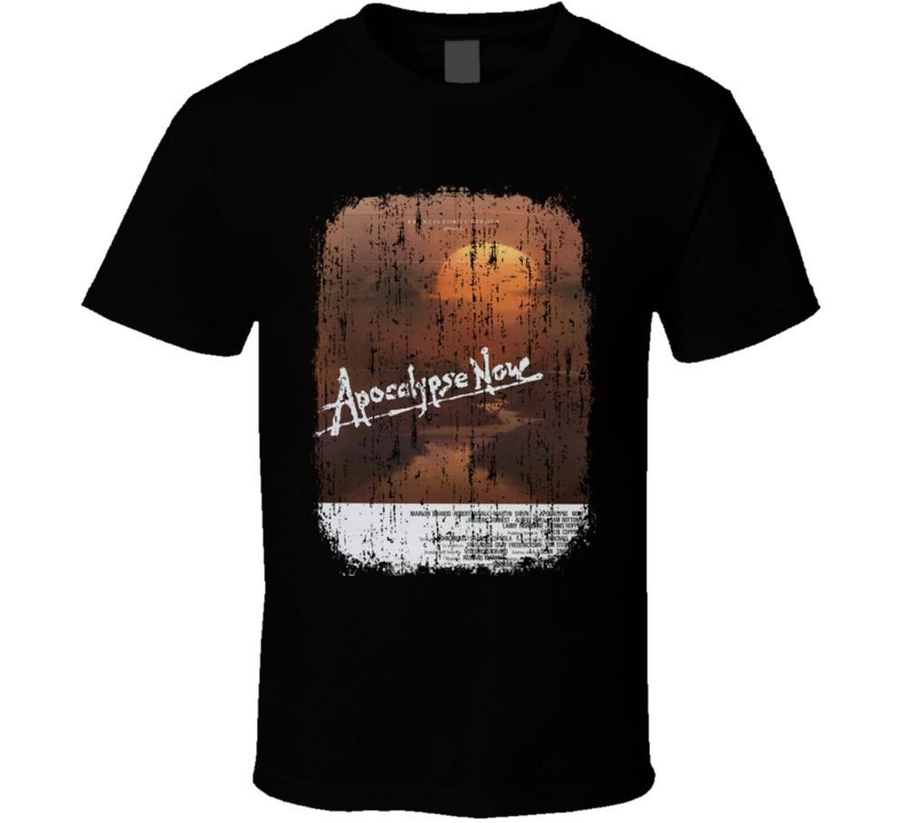 Apocalypse Now 70s Classic Adventure Movie Poster Worn Look T Shirt