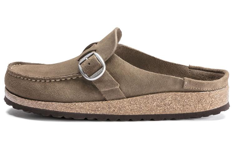 Birkenstock Buckley Suede Leather Gray Taupe Women s 1019490 35
