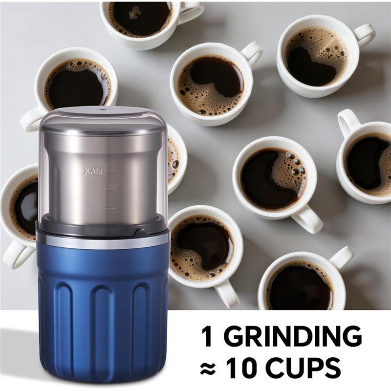 A78E-Electric Coffee Grinder,28000Rpm, Kitchen Wet And Dry Grinding, Vegetable, Seed, Spice Grinder European Socket EU PLUG