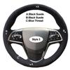 DIY Car Steering Wheel Cover For Cadillac ATS 2013- CTS 2014- ELR 14-18