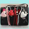 Fashion Cloth Girl Heart Bow Woven Rope Highend Bag Charm For Spring 2025