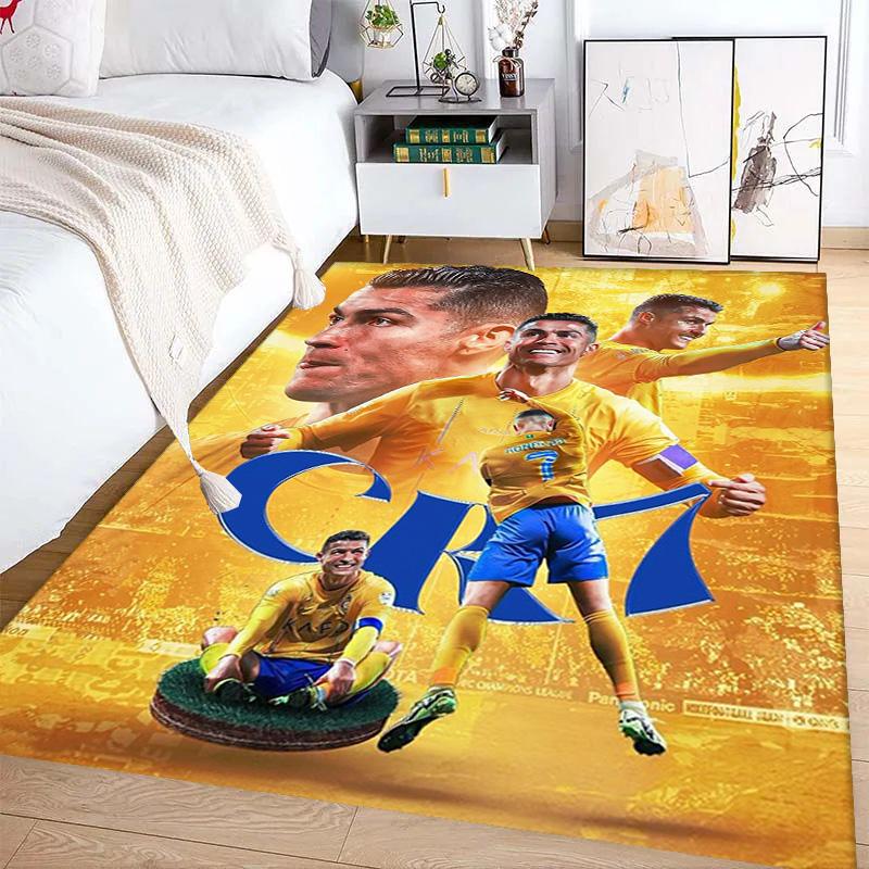 Dynamic Soccer Action carpet printing Doormat Bathroom mat Office chair cushion Art