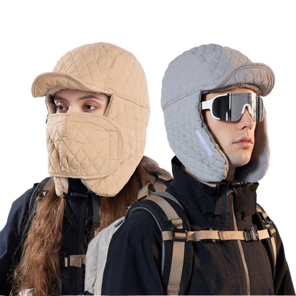 Windproof Scarf Mask Integrated Hat Coldproof Lei Feng Hat  for Outdoor Cycling Skiing