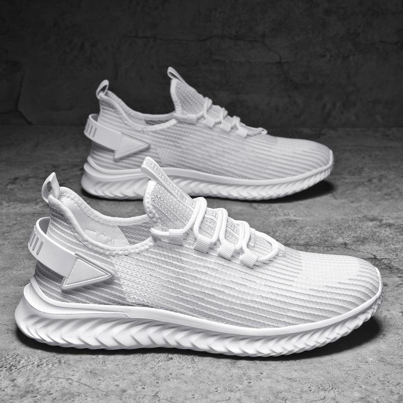 Chaussures pour hommes chaussures de noix de coco respirantes de grande taille à semelles souples, chaussures de sport volantes légères