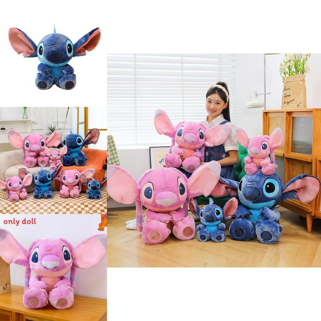 Schattige Cartoon Stitch Engel Pluche Pop Speelgoed Voor Kinderen En Verzamelaars