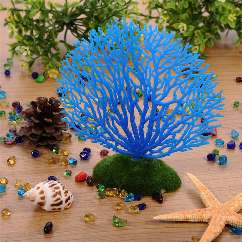 Gorgeous Color Coral Tree Shape Aquarium Decoration Artificial Coral Fish Tank Resin Ornaments